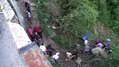 Tahograful autocarului căzut în prăpastie în Muntenegru a fost găsit