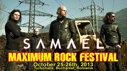 Formaţia elveţiană Samael va susţine un concert la Maximum Rock Festival 2013