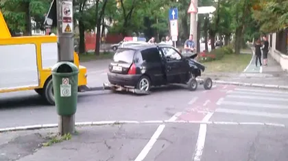 Urmărire spectaculoasă pe străzile din Timişoara: Tânăr anchetat după ce a condus fără permis VIDEO