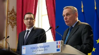 Jean-Marc Ayrault: Este important ca schimburile comerciale dintre România şi Franţa să progreseze
