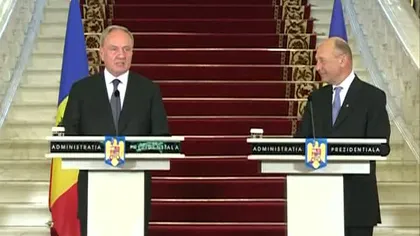 Traian Băsescu, în vizită-fulger la Chişinău VIDEO