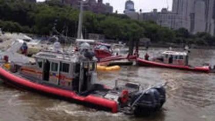 Un elicopter a amerizat de urgenţă pe râul Hudson din New York
