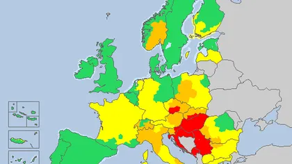 Cod roşu de caniculă în mai multe ţări din centrul Europei