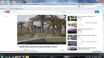 Palatul lui Gaddafi va deveni parc de distracţii VIDEO