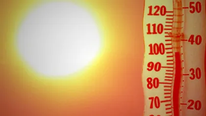 Temperaturi de peste 35 de grade Celsius în sudul României. Vezi harta temperaturilor la ora 14.00