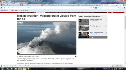 Cel mai mare vulcan din Mexic, în 