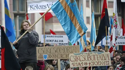 Liviu Dragnea, întâmpinat la Covasna cu steaguri secuieşti şi mesaje pro-autonomie