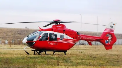 Un tânăr, rănit grav la scăldat, a fost transportat la Bucureşti cu un elicopter SMURD