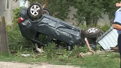 Accident pe Drumul European 85. Trei fete, SPULBERATE de o şoferiţă vitezomană VIDEO