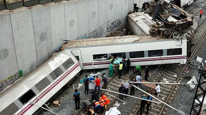Mecanicul trenului care a deraiat în Spania a fost acuzat de 