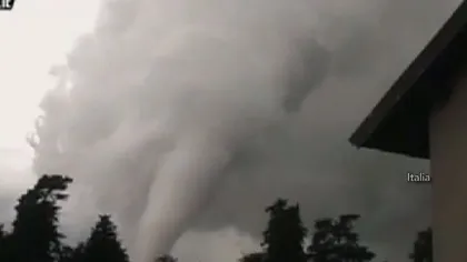 Fenomene meteo extreme în Europa: Furtuni violente şi tornade în Franţa şi Italia VIDEO