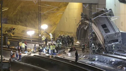 Accidentul feroviar din Spania: trenul avea 192 de kilometri la oră, iar mecanicul vorbea la telefon
