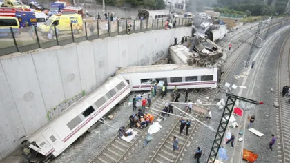 Trenul care a deraiat în Spania rula cu o viteză URIAŞĂ