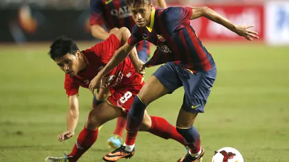 Neymar a marcat primul gol pentru Barcelona şi a reuşit un dribling senzaţional VIDEO