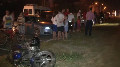 Un motociclist şi un pieton au murit într-un accident, în Constanţa VIDEO