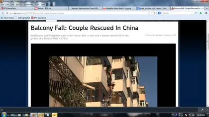 Doi tineri chinezi au fost salvaţi SPECTACULOS de la o moarte sigură VIDEO