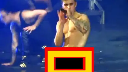 Justin Bieber într-o ipostază PENIBILĂ. Fanii s-au PLICTISIT de gafele tânărului EXCENTRIC VIDEO
