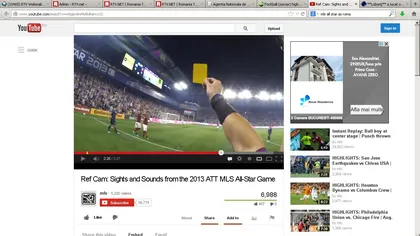 Priviţi un meci de fotbal prin ochii arbitrului. Imagini fascinante de la o partidă a Romei VIDEO