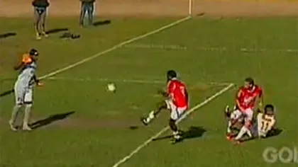 Fotbal şi comedie. O echipă din Peru primeşte în fiecare săptămână goluri caraghioase VIDEO