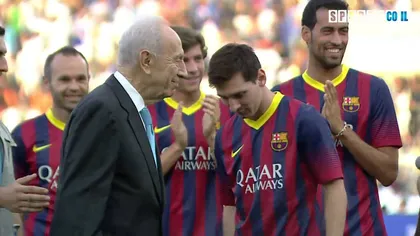 Nimeni nu se aştepta la asta. Messi, luat la ţintă de preşedintele de 90 de ani al Israelului VIDEO