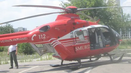 Accident grav în Brăila. Un copil a fost transportat în comă cu un elicopter SMURD în Capitală