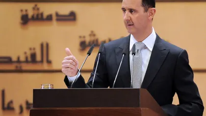 CRIZĂ SIRIA: Assad confirmă că Damascul îşi va plasa arsenalul chimic sub control internaţional
