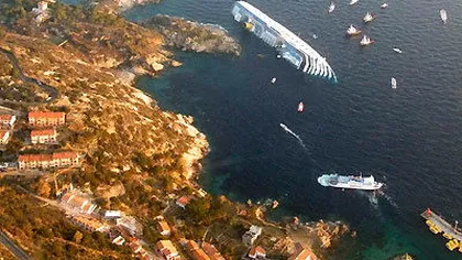 Nava Costa Concordia revine la suprafaţă