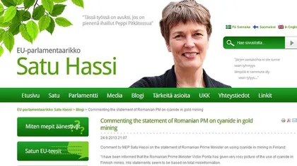 Ivan: Acuzaţia europarlamentarului finlandez Satu Hassi la adresa premierului este nefondată şi răuvoitoare