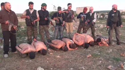Rebelii execută BRUTAL mai mulţi militari sirieni, într-o înregistrare ŞOCANTĂ VIDEO