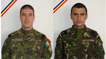 Cei doi militari români care au murit în Afganistan, decoraţi post-mortem de preşedintele Băsescu