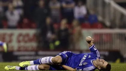 Accidentare horror, înainte de meciul cu Steaua. Un jucător al lui Chelsea va rata tot sezonul VIDEO