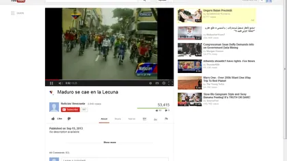 Preşedintele Venezuelei a căzut de pe bicicletă în timpul unei curse aniversare VIDEO