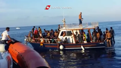 Imagini DRAMATICE din timpul operaţiunilor de salvare a victimelor naufragiului din Lampedusa VIDEO