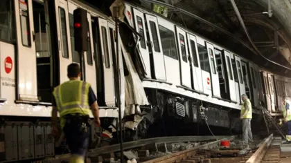 Barcelona: Trei răniţi, după ce un tren a deraiat