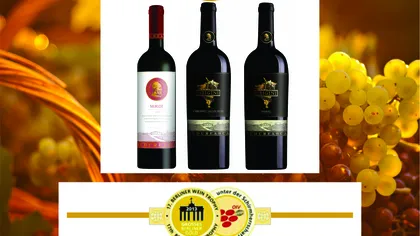 Vinurile româneşti de Budureasca, premiate cu aur la nivel internaţional