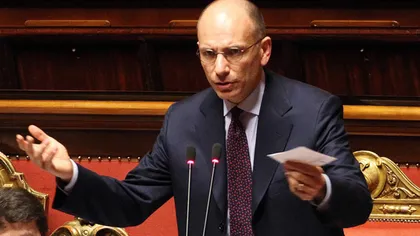 Criză guvernamentală în Italia. Guvernul Letta a obţinut votul de încredere al Parlamentului