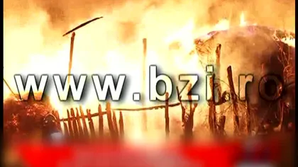 Incendiu de proporţii în Iaşi. Flăcările au pus în pericol mai multe locuinţe VIDEO
