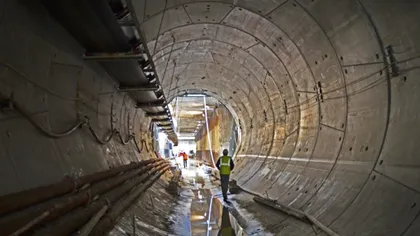 Cum arată tunelul de metrou de la Magistrala 5 FOTO
