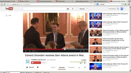 Prima înregistrare cu Edward Snowden, în Rusia. El avertizează în legătură cu pericolele spionajului