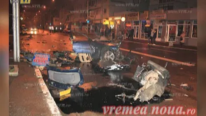 Tânărul care a provocat cumplitul accident din Bârlad gonea cu aproape 200 de km/h VIDEO