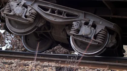 Două vagoane ale unui tren de pe o linie industrială au deraiat la Cluj VIDEO
