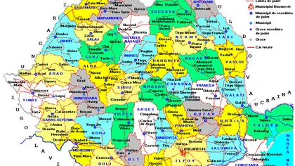 Se schimbă harta României