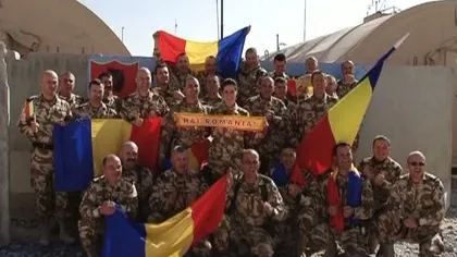 GRECIA - ROMÂNIA. Militarii din Afganistan susţin NAŢIONALA şi trimit un mesaj de luptă jucătorilor VIDEO