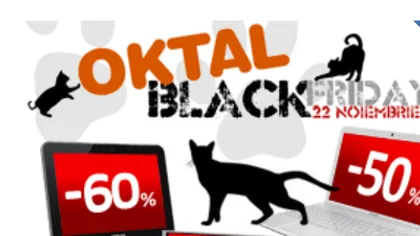 BLACK FRIDAY 2013. Oktal.ro anunţă reduceri de până la 60%