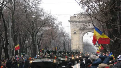 Parada militară de 1 Decembrie: Circulaţie restricţionată în Capitală. Vezi rutele ocolitoare