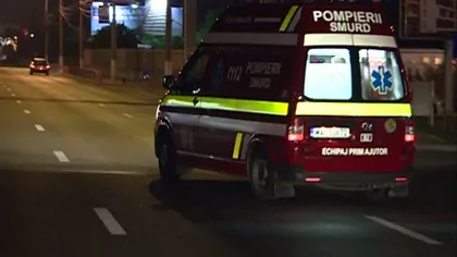 Accident cu cinci maşini în Cluj-Napoca. Trei persoane au fost rănite