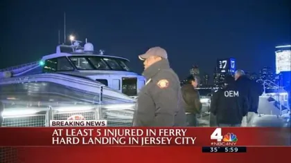 Accident de feribot la New York: Şapte persoane au fost rănite