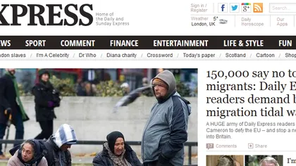 Daily Express susţine că petiţia sa împotriva imigraţiei a strâns 150.000 de semnături