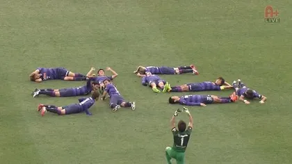 Ce vor să facă aceşti jucători? Cea mai tare celebrare a unui gol, în Japonia VIDEO