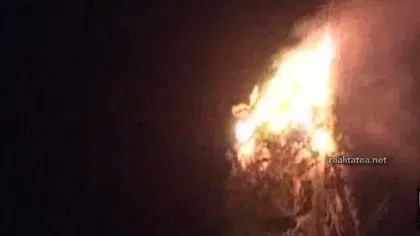 Brad în flăcări la un concert al lui Pepe VIDEO
